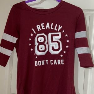 Girls (Kid) Burgundy Top